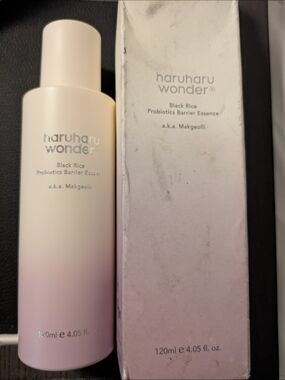 Haruharu Wonder Black Rice Probiotics Barrier Essence - Pink